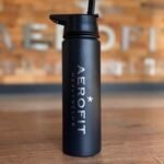 Black bottle with the Black cap